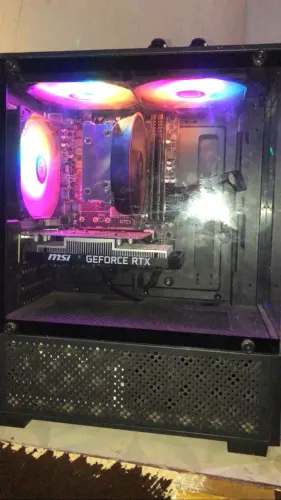 PC Gamer Forge, AMD Ryzen 5 3400G, 16GB DDR4, SSD 480GB, Fonte 400W 80 Plus / Rtx 3050