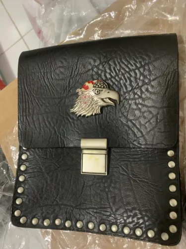 VENDO BOLSA( BAG ) EM COURO LEGÍTIMO HARLEY DAVIDSON ORIGINAL 