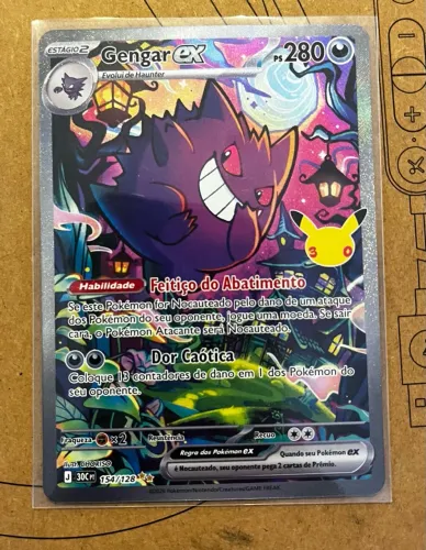 Gengar ex (154/128) Celebração de 30 Anos Pokémon TCG