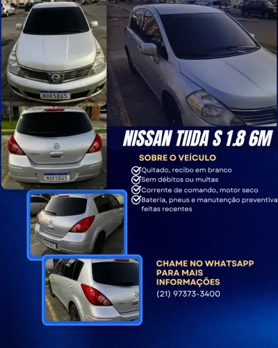Nissan Tiida S 1.8/1.8 Flex 16V Mec. 2008