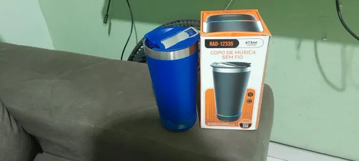 Copo de musica sem fio