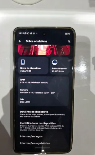 Moto G75 5G - 256GB / 8GB RAM (Excelente Estado)
