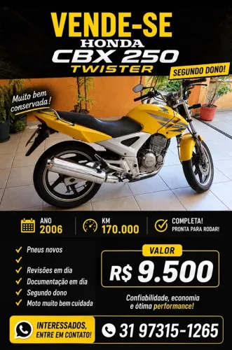Moto nova para pessoas exigentes