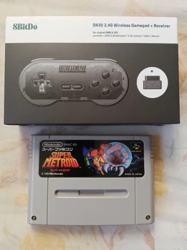 Metroid + Controle 8Bit Do (Lacrado)
