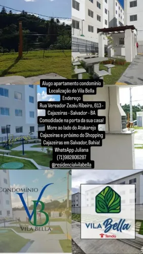 Apartamento em Cajazeiras | Aluguel R$ 1.200