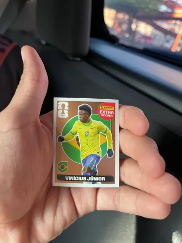 Figurinha legend Vinicius Júnior da copa 2026