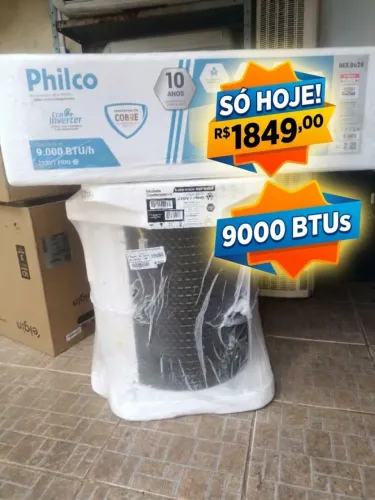 AR CONDICIONADO 9000 BTUS INVERTER NOVO