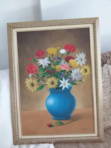 Quadro pintado a mão L56cm x78A
