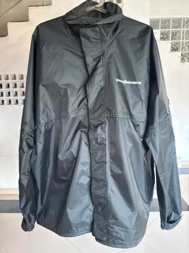 Capa De Chuva Motoqueiro Nylon Pantaneiro Com Gola Jaqueta + Calça EXG