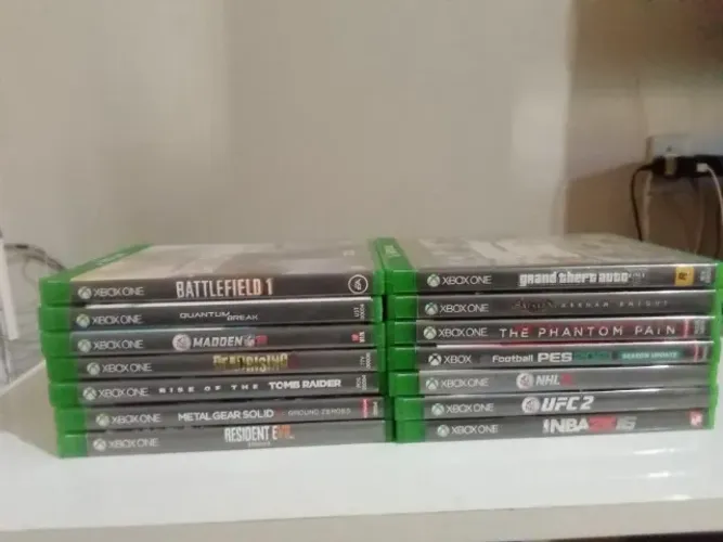 14 jogos Xbox One - mídia física