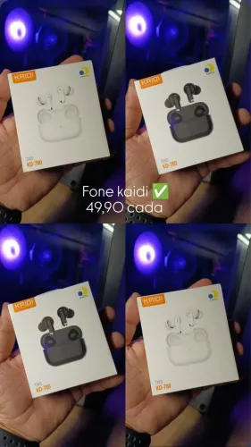 Fone Bluetooth kaidi lacrado