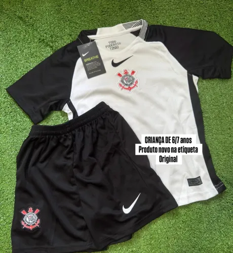Conjunto infantil do Corinthians 6/7 anos