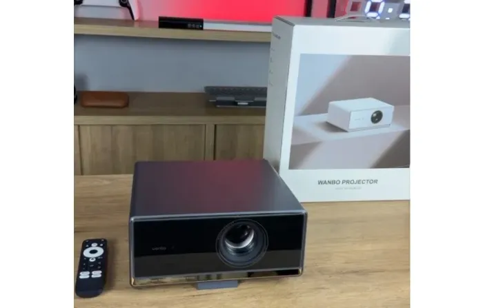 Projetor Wanbo X5 Pro 1100 ANSI Full HD Google TV 4K HDR