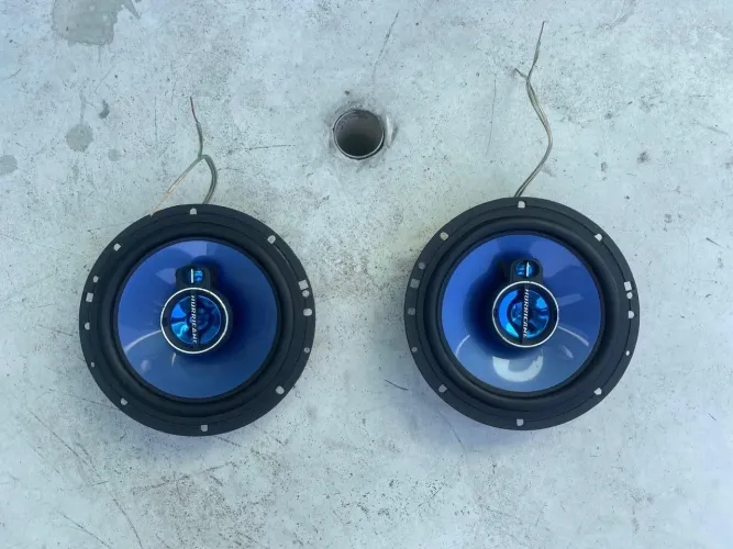 Par de alto-falantes Huricane triaxial 6 Polegadas