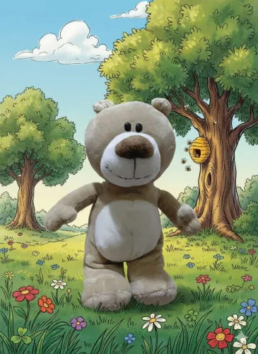 Pelúcia urso Nestlé 