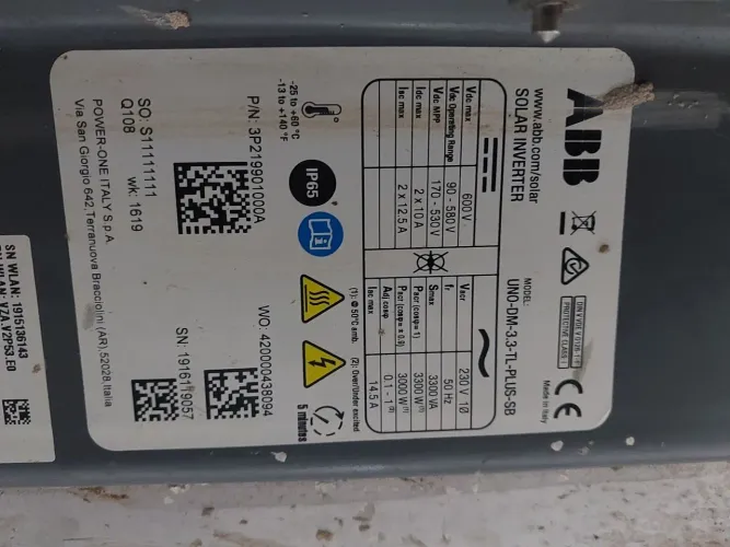 INVERSOR ON GRID ABB 3.3