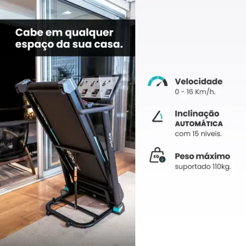Esteira Goper Run Personal Touch com Tela de 21"