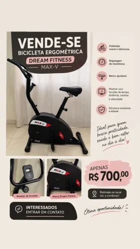Bicicleta ergométrica.