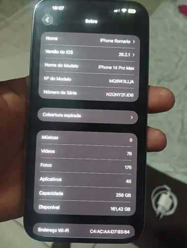 iPhone 14 pro max novinho