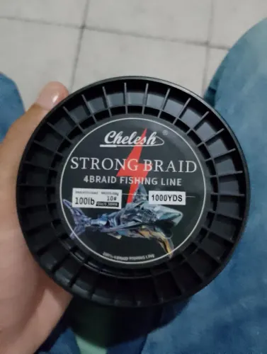 Linha Multifilamento Multicolor Chelesh Strong Braid 4 fios