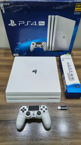 Playstation 4 Pro Glacier White Firmware 9.00 Desbl