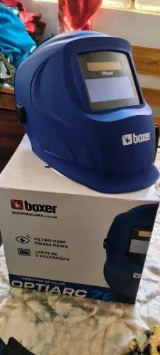 Vendo máquina de solda + máscara nova!