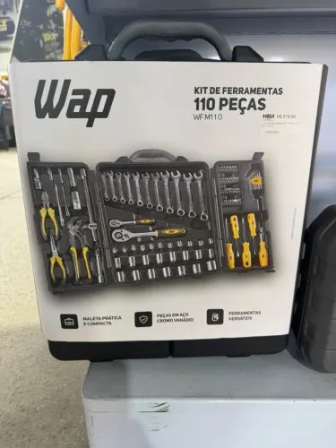 JOGO DE FERRAMENTAS 110 PECAS WF M110 WAP - FW010081