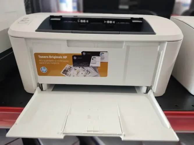 impressora função única monocromática HP LaserJet Pro M15w cor Branco