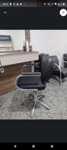 Cadeira para salão 