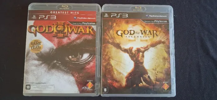 God of War 3 e God of War ascension-PTBR PS3 Mídia Física