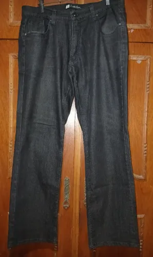 Calça jeans com elastano preta Ângelo Litrico cea N° 48.
