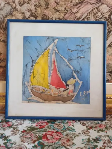 Quadro com gravura belíssimo 30x30