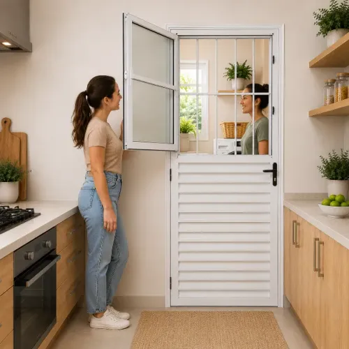 Porta Social Linha Premium 210x80 Alumínio Branco 210X80 DIRETO DA FABRICA