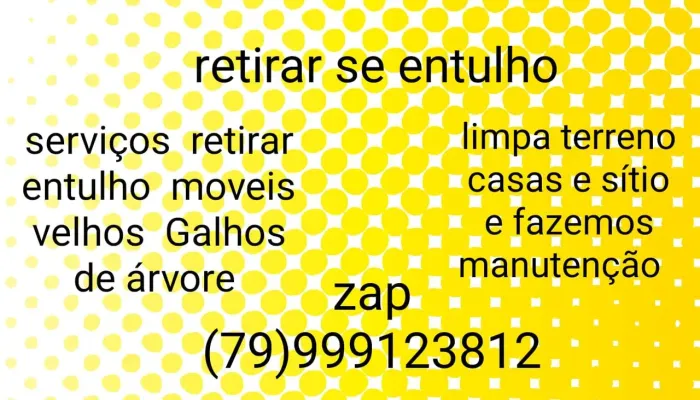 Retirar entulho e Móveis velhos