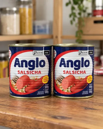 Salsicha Anglo em Lata