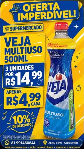 3 UNIDADES POR APENAS R$14,99