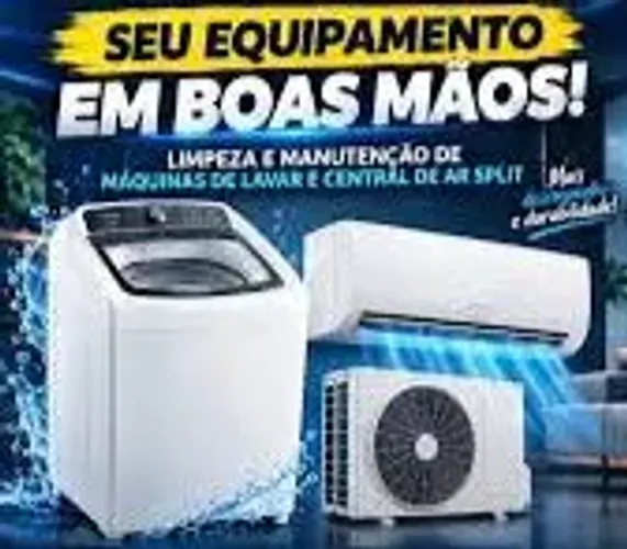 Limpeza e manutenção máquina de lavar/ microondas/ ar condicionado.