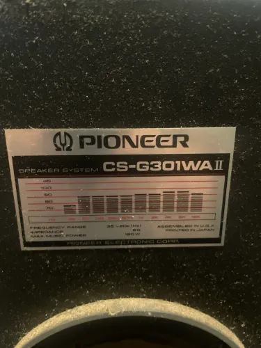 Caixa de som pionner 