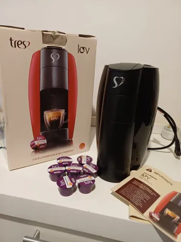 Maquina de Café 3 corações 