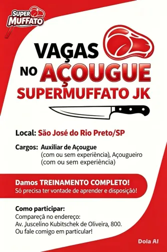 Contratação imediata