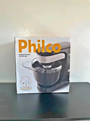 Batedeira Planetária Philco 500W Preta - NOVA FAZEMOS ENTREGAS