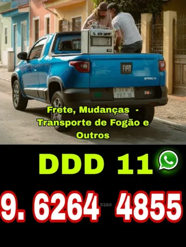 Frete e Fretes para Transporte de Objetos Pesados e Leves