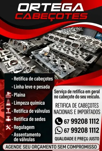 Retifica de cabeçotes em geral
