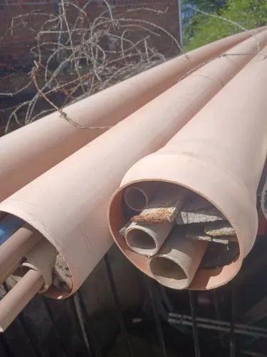 Cano de PVC 100 milímetro para poço novo nunca usado
