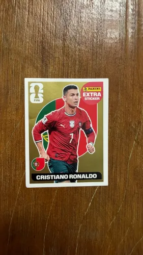 Figurinha Legend Gold Cristiano Ronaldo