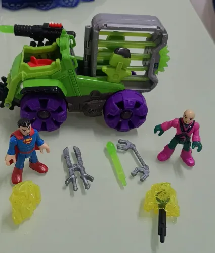 Carro Imaginext, Lex Luthor e Superman Imaginext