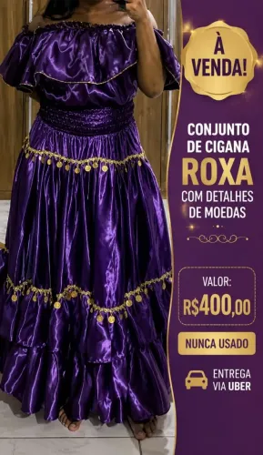 Roupa de cigana 