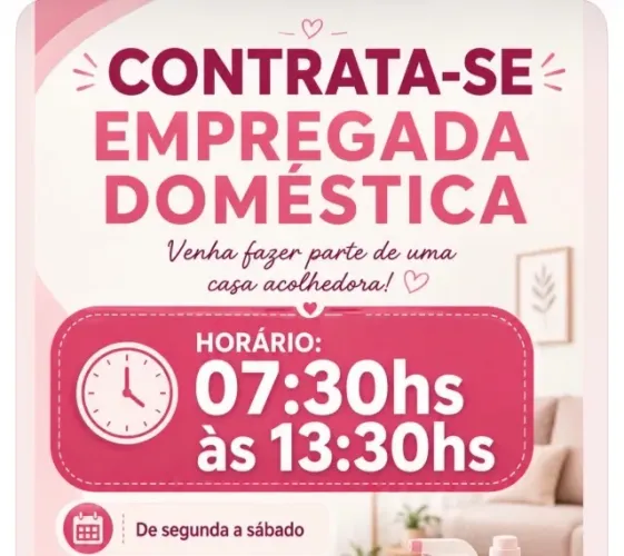 Contrata-se doméstica