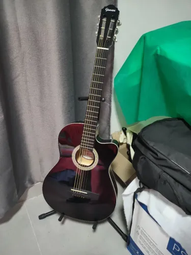 Violão Eletroacústico de Aço Gianinni SF-14 Preto