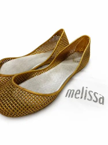 Sapatilha Melissa Campana Dourada - Original - Tam 37